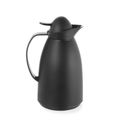 Termoska se skleněnou vložkou, HENDI, 1L, Černá, ⌀140x(H)268mm | 449608